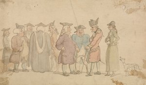 En gruppe af figurer af Thomas Rowlandson